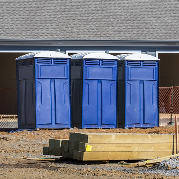 are there any restrictions on what items can be disposed of in the portable toilets in San Rafael